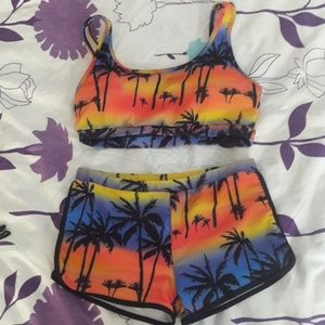 Tropical bikini set